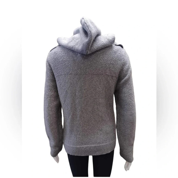 Topman  Wool Blend Hooded Cardigan Toggle Closure Size Small - Picture 2 of 10